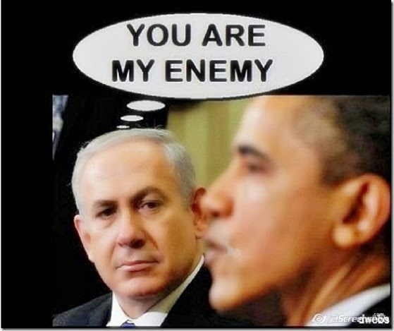 Netanyahu on Obama thoughts-  U R My Enemy
