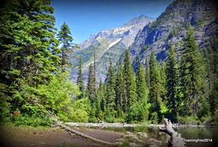 Mountains around the lake