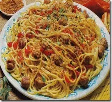 Spaghetti piccanti al panfritto