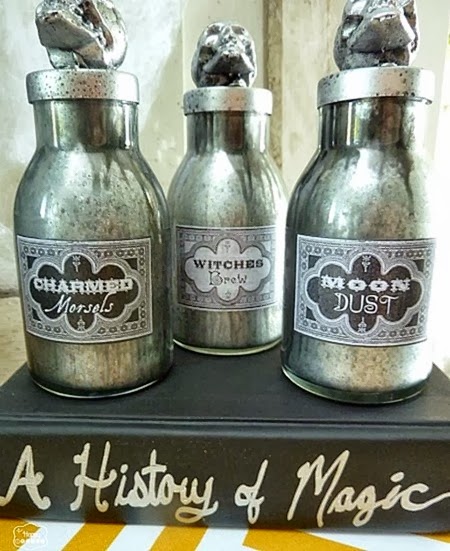 DIY-faux-mercury-glass-potion-Bottles-for-halloween-decorating
