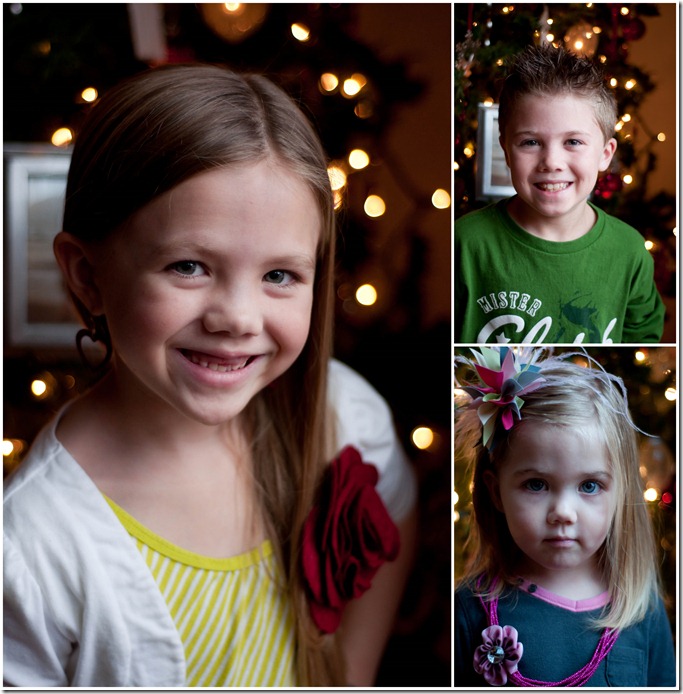 Kids by the tree Kids by the tree