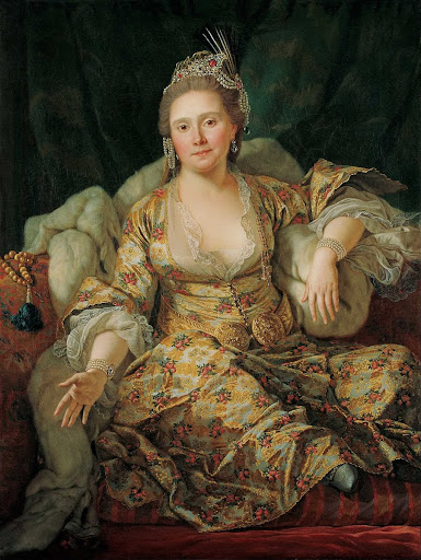 Portrait of the Countess of Vergennes in Turkish Attireontes of Vergennes in Turkish Gown