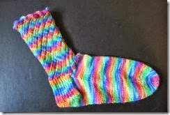 Socktoberfest Sock 1 complete