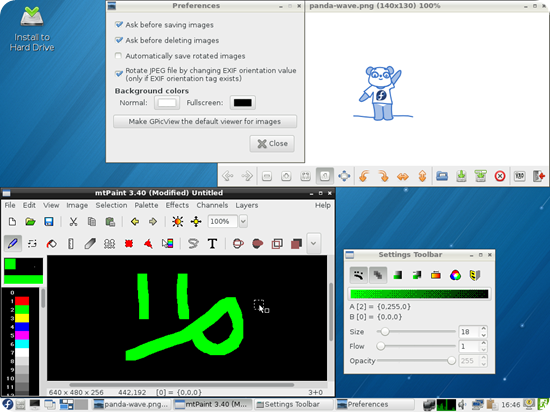 mtpaint Fedora18LXDE05 mtpaint Fedora18LXDE05