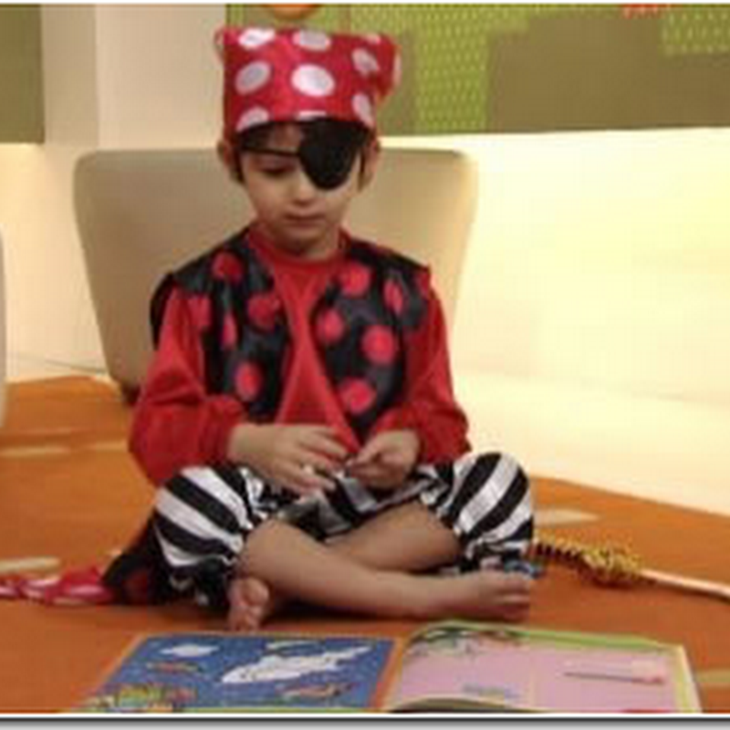 disfraz de pirata para niño, con patrones