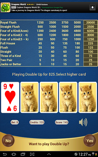 【免費紙牌App】9/5 Triple Bonus Poker-APP點子