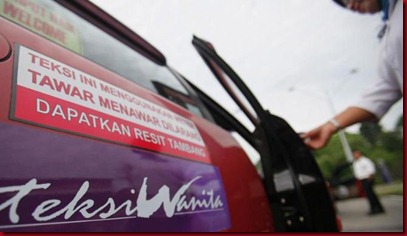 Taksi Unik Khusus Wanita di Malaysia 2