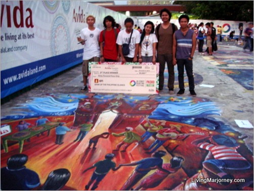 Avida Christmas 3D Street Painting Competition 2012