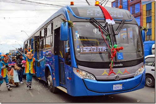 Transporte masivo en El Alto