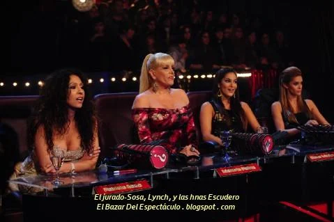 El jurado-Sosa, Lynch, y las hnas Escudero.JPG