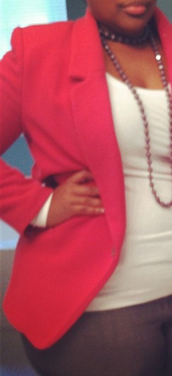 hot pink Lord and Taylor blazer