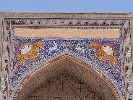 16. Leii de pe medresa din Samarkand.JPG
