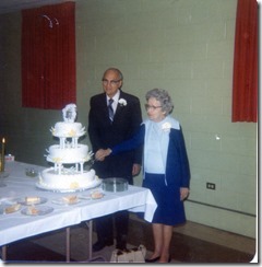 Bernhardt, Albert and Myrtie 1979 50 Wedding Anniversary