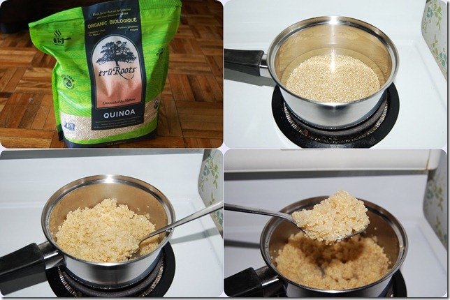 Quinoa cooking process