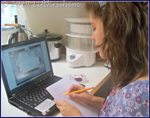 Turtlegirl studies Russian with Mango Homeschool