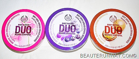 The Body Shop Body Butter Duo Macademia, Sweet Pea and Floral Acai