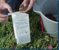 soil test in bucket