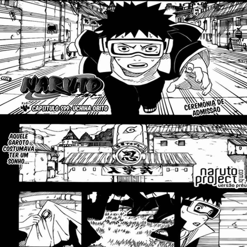 Naruto Shippuden-599 “Uchiha Obito" Manga[ Leitura Online]