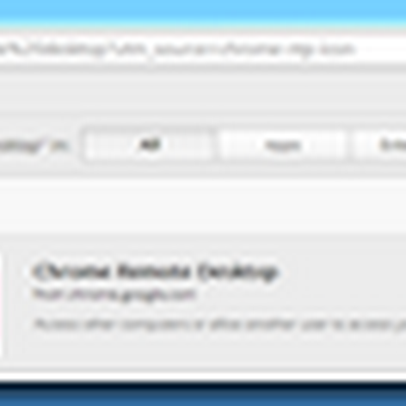 Remote Desktop feature with Google Chrome