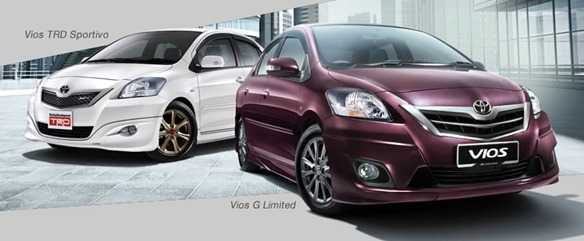 Vios TRD Sportivo & Vios G Limited