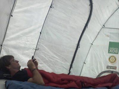 Tents provided by Winnie