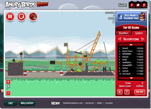 Free to Play Online! Angry Birds Heikki 