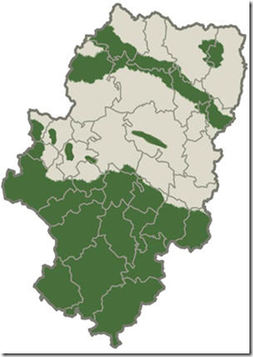 Mapa carrasca Aragón