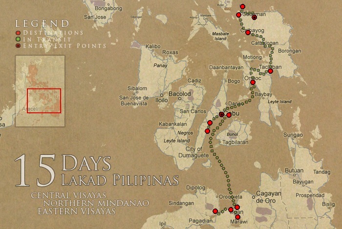 Travel Across Visayas and Mindanao