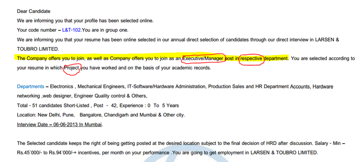 How To Identify The Fake Job Offering Emails Resembling Top Companies