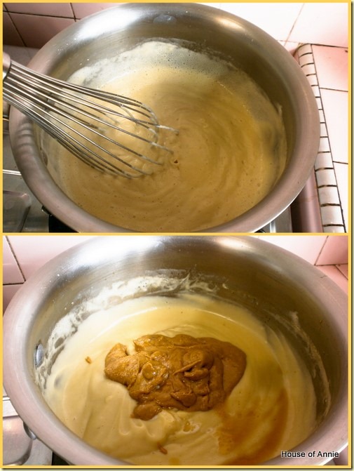 cooking custard for peanut butter cup pie