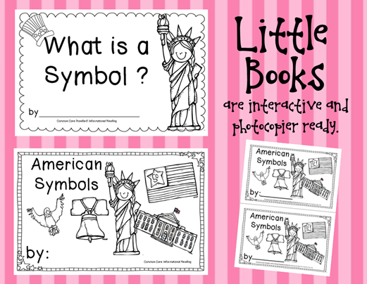 Amazing materials for getting unparalleled reading results- from Teacher to the Core American Symbols