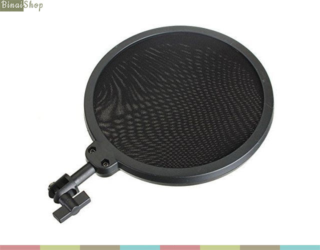 Shock mount kèm màng lọc âm cho micro Transhine SH-100
