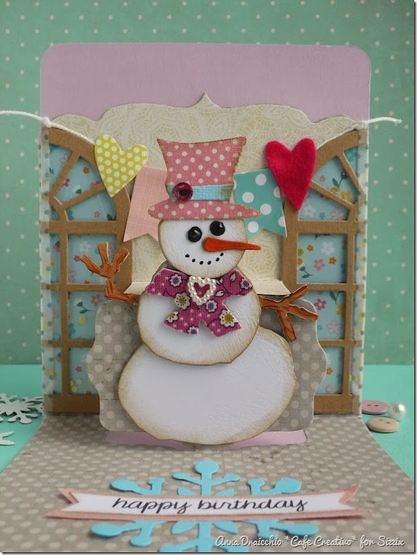cafe creativo - Anna Drai - sizzix big shot - winter birthday card pop up (1)