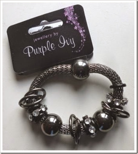 Poundland Purple Ivy Bracelet