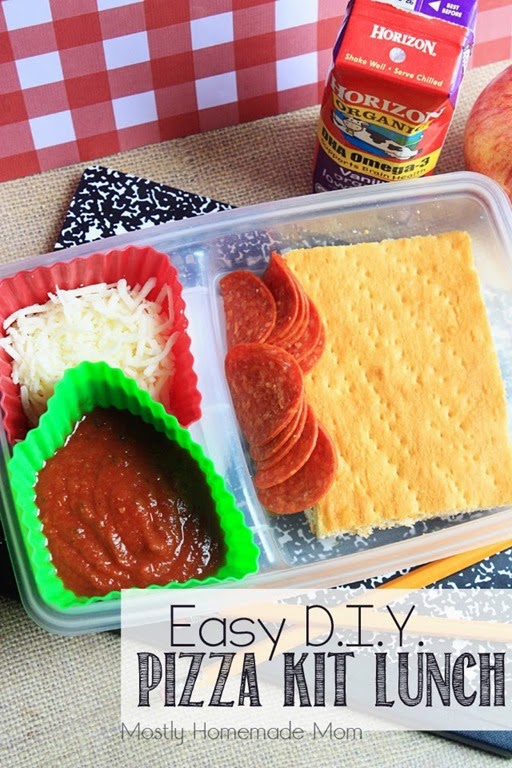 Easy DIY Pizza Kit Lunch 1