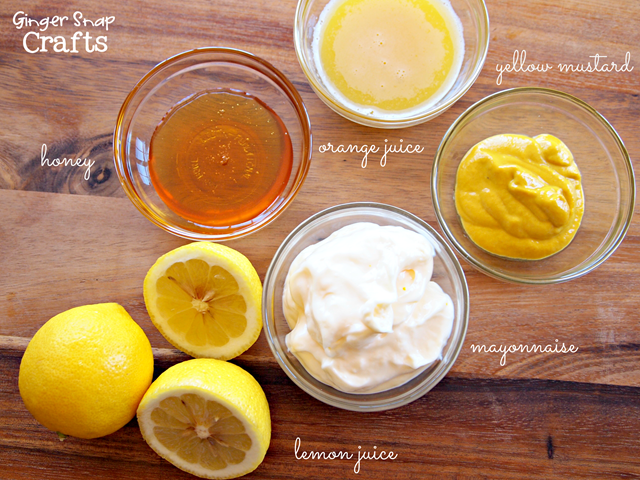 honey mustard sauce ingredients #chickenfrytime