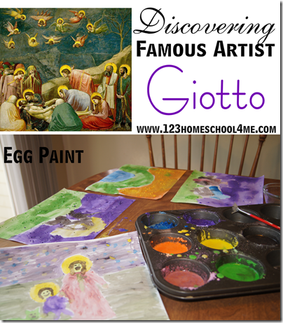 Homeschool Art Lesson - Discovering Famous Artists Giotto Homeschool Art Lesson - Discovering Famous Artists Giotto