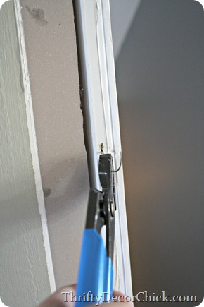 removing door trim