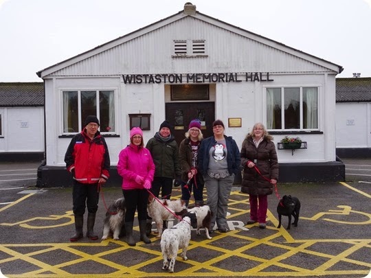Boxing Day walk 2014 - some of the walkers and dogs