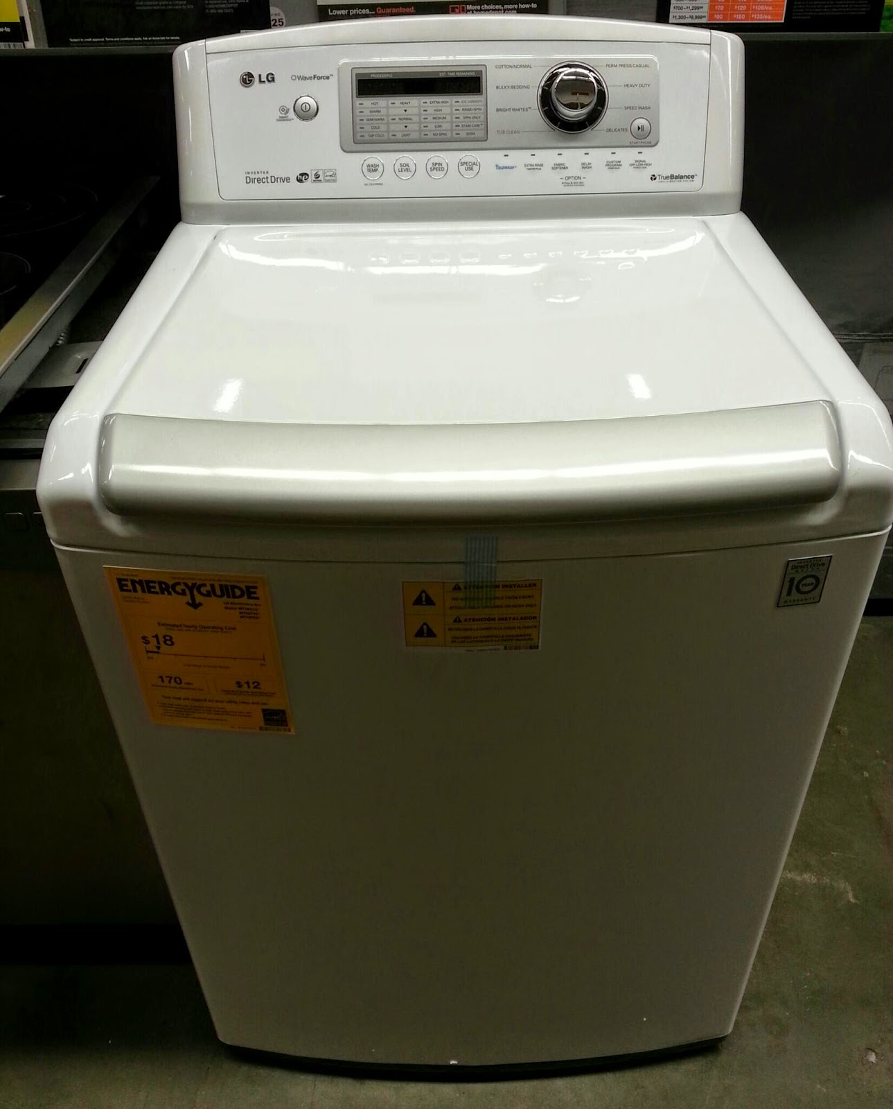 Front Load Washers LG WT4970CW