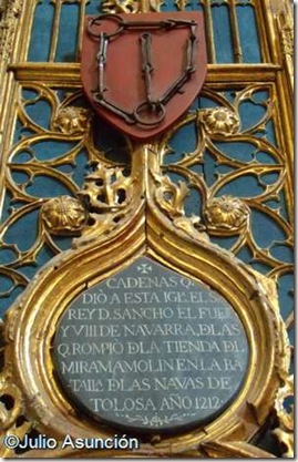 Cadenas de la batalla de Las Navas de Tolosa - Catedral de Tudela