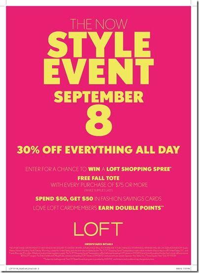 LOFT Style Event