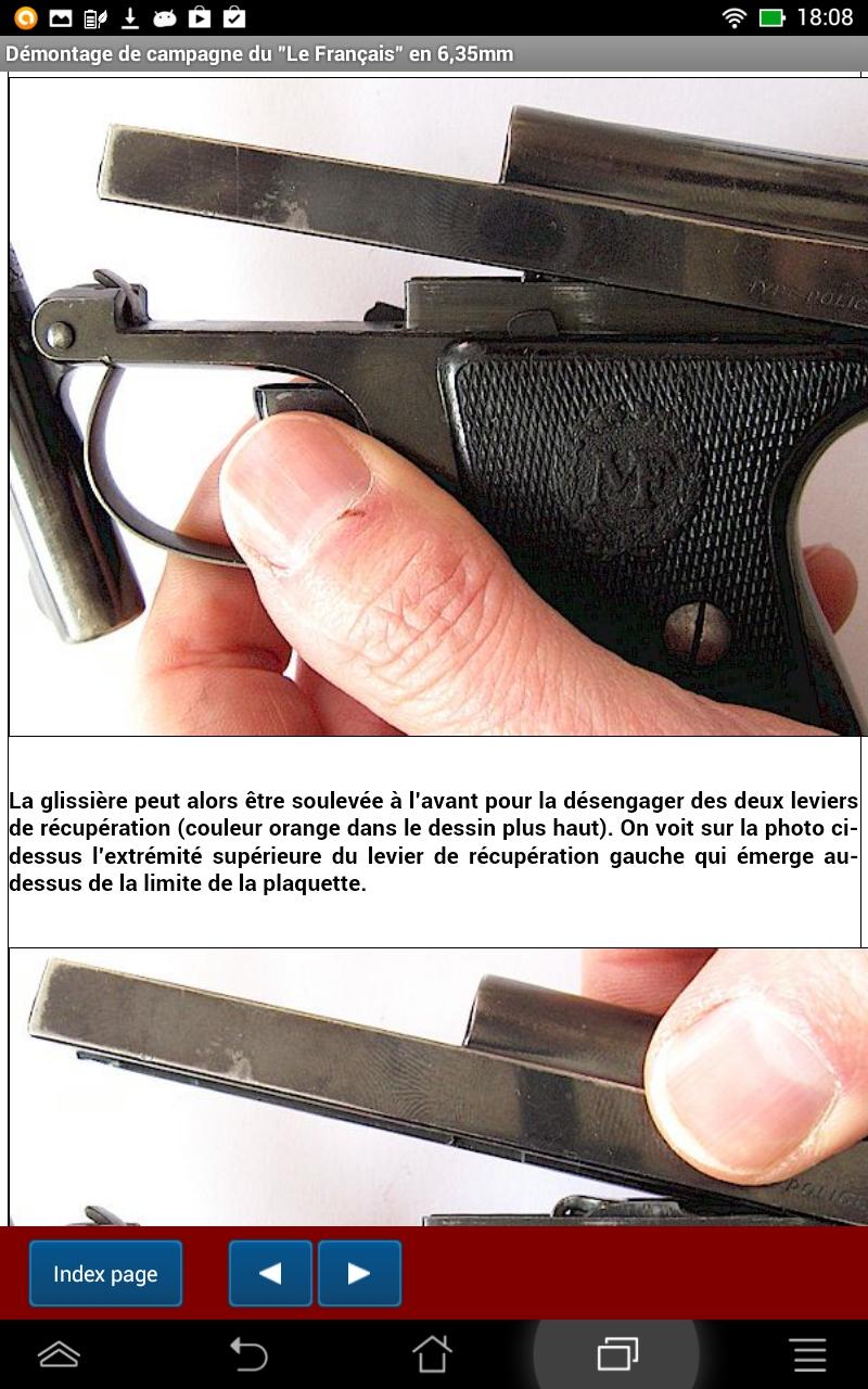 Pistolet Le Français expliqué Screen 1