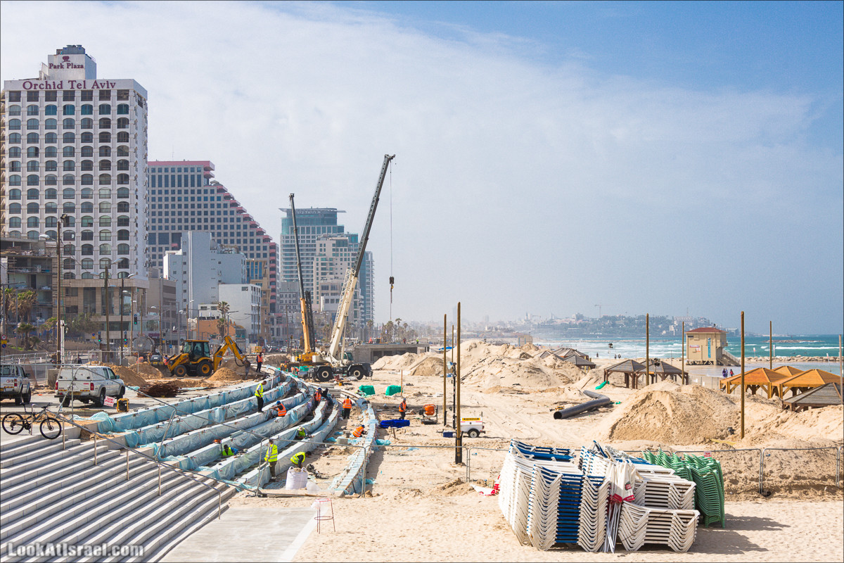 Обновление тель авивской набережной | LookAtIsrael.com - Фото путешествия по Израилю