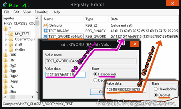 QWORD (64-bit) Value 4 QWORD (64-bit) Value