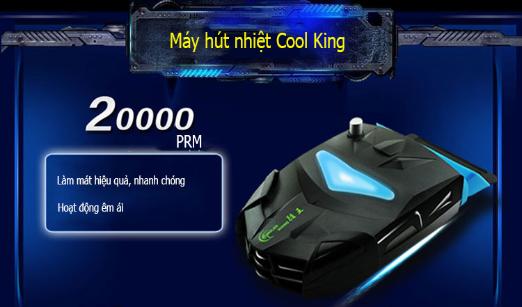 Máy hút nhiệt laptop Cool King ZT-X7