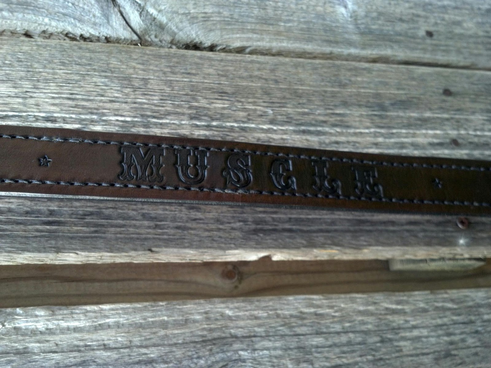 Belts: Saddle stitched by hand