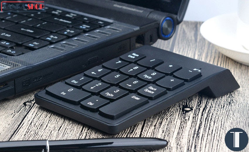 Bàn phím số không dây cho laptop Mini Number Keyboard Bàn phím số rời cho laptop