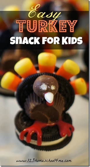 Super cute Turkey Snack for Kids is a fun edible turkey craft for kids, to put at everyone spot on the Thanksgiving table or just for a special after school snack in November. Super cute Turkey Snack for Kids is a fun edible turkey craft for kids, to put at everyone spot on the Thanksgiving table or just for a special after school snack in November.