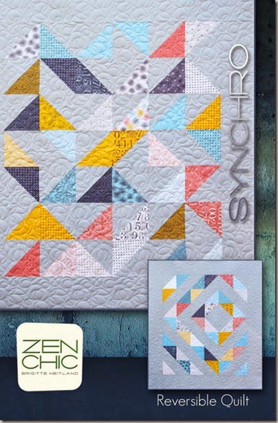  Synchro modern quilt pattern Zen Chic